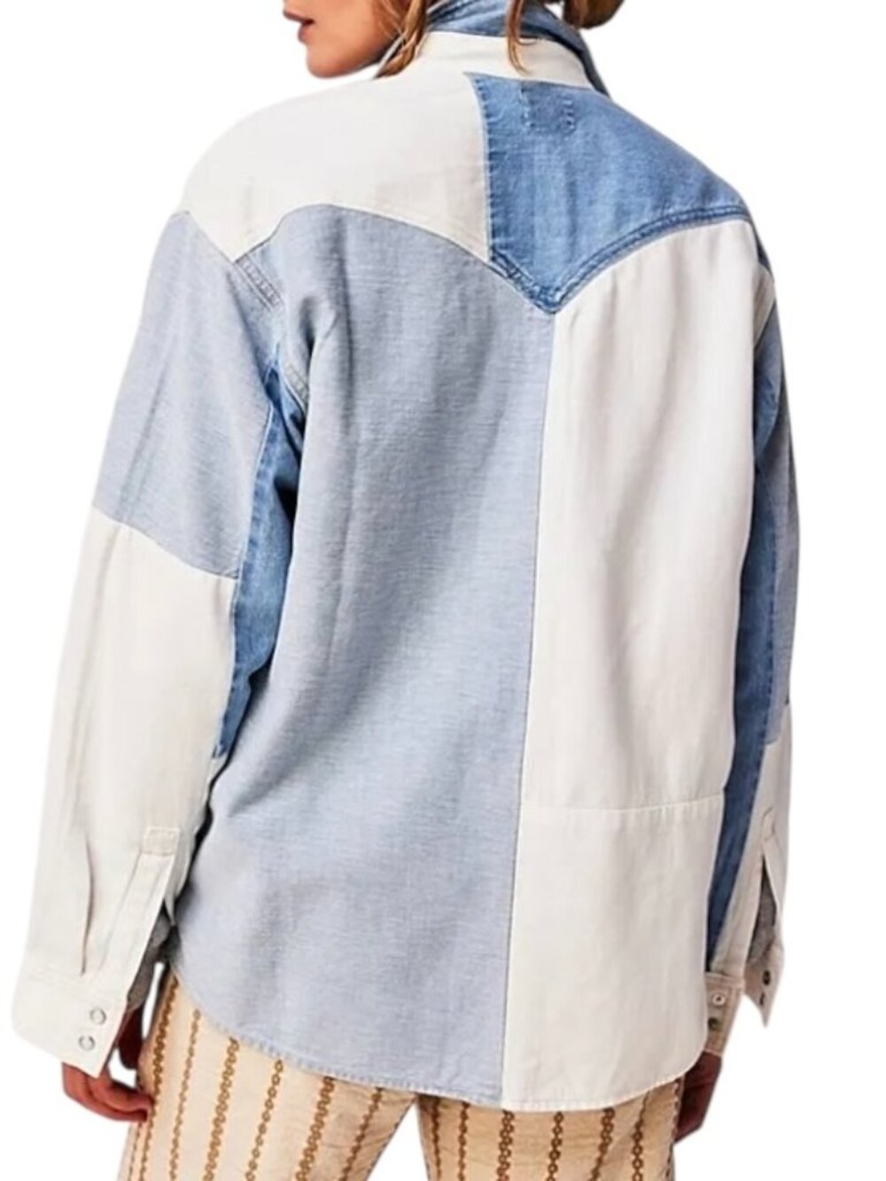 Levi's Donovan Western Shirt Patchwork Blanket - Picture 7 of 12